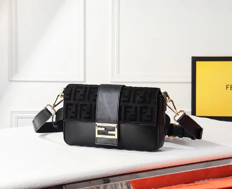 Fendi Baguette bags with a monogram - embossed leather surface for a luxurious feelLuxury  Bags Fendi 069