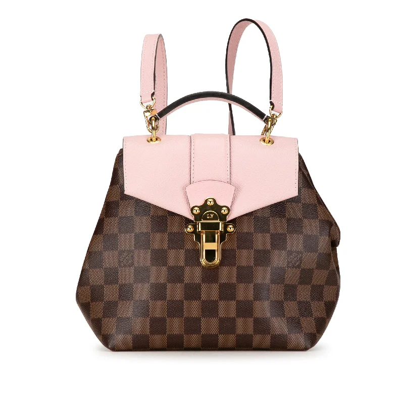 Brown Louis Vuitton Damier Ebene Clapton Backpack