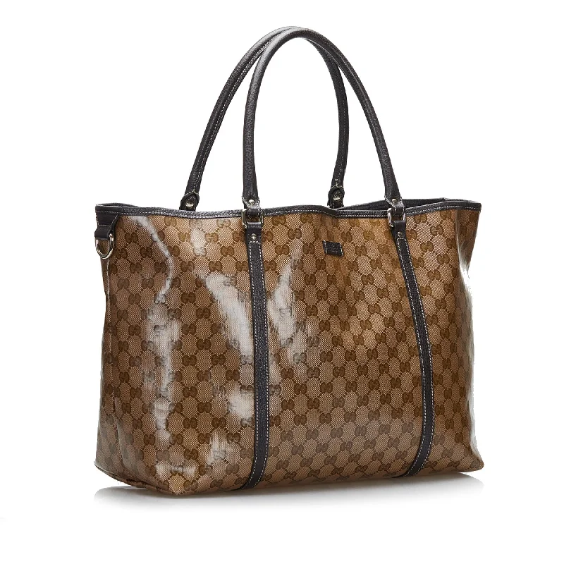 Women Gucci bags with a detachable mobile phone holderGucci GG Crystal Joy Tote (SHG-HaoJXS)