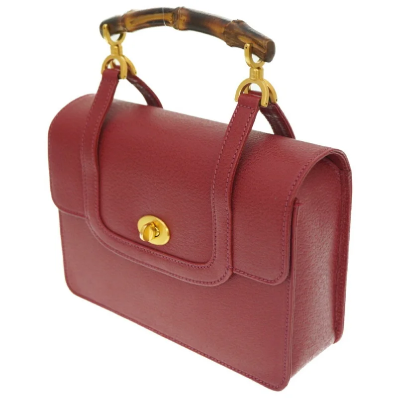 Ladies Gucci shoulder bags with a wide - width strapGUCCI bamboo