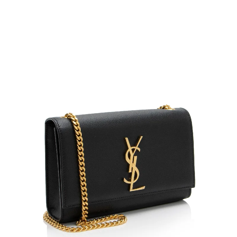 Saint Laurent Grain de Poudre Monogram Kate Small Shoulder Bag TDZTnZ