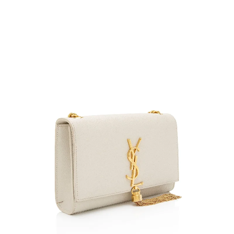 Saint Laurent Grain de Poudre Monogram Kate Tassel Small Shoulder Bag qkyzOA