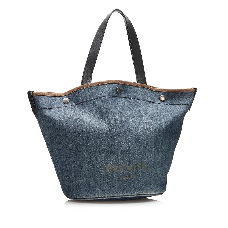 Prada Denim Satchel HHLdAg