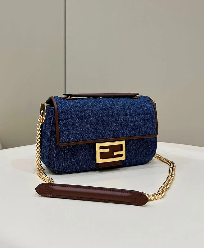 Fendi bags with a front - flap pocket and a turnlock for a classic and elegant aestheticWF - Fendi Bags - 500