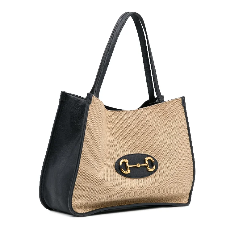 Ladies Gucci shoulder bags with a tassel decorationGucci Horsebit 1955 Tote Bag (SHG-5xQLat)