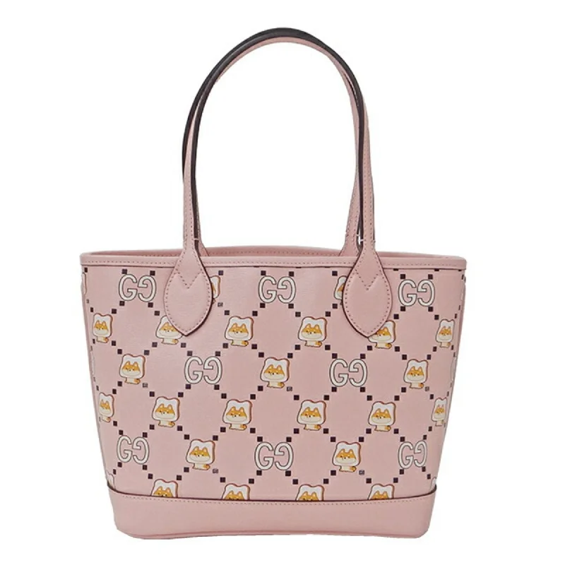 Gucci tote bags for women with a spacious interiorGUCCI Bag Women's Tote Leather Pikarar Pink 726762 Animal