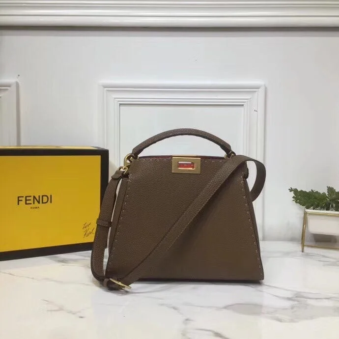 Ladies Fendi shoulder bags with a detachable scarf strap for a stylish and versatile optionWF - Fendi Bags - 491