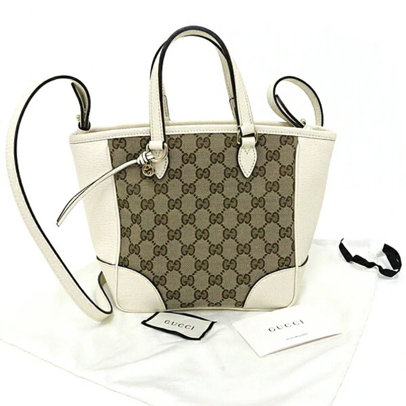 Women Gucci Sylvie bags featuring the signature web stripeGUCCI bag handbag shoulder GG canvas 449241 white beige