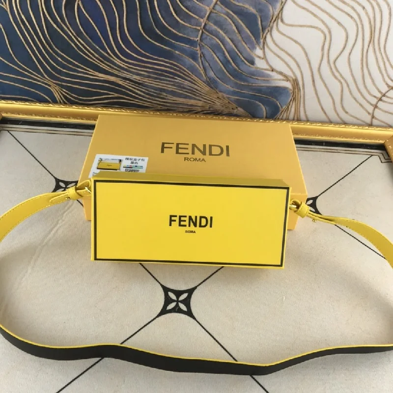 Fendi bags with a zip - top closure and a front - pocket for quick access to keys and cardsLuxury  Bags Fendi 051