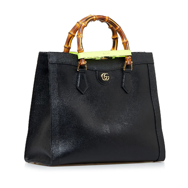 Gucci tote bags for women with a water - resistant coatingGUCCI Diana Bamboo Satchel