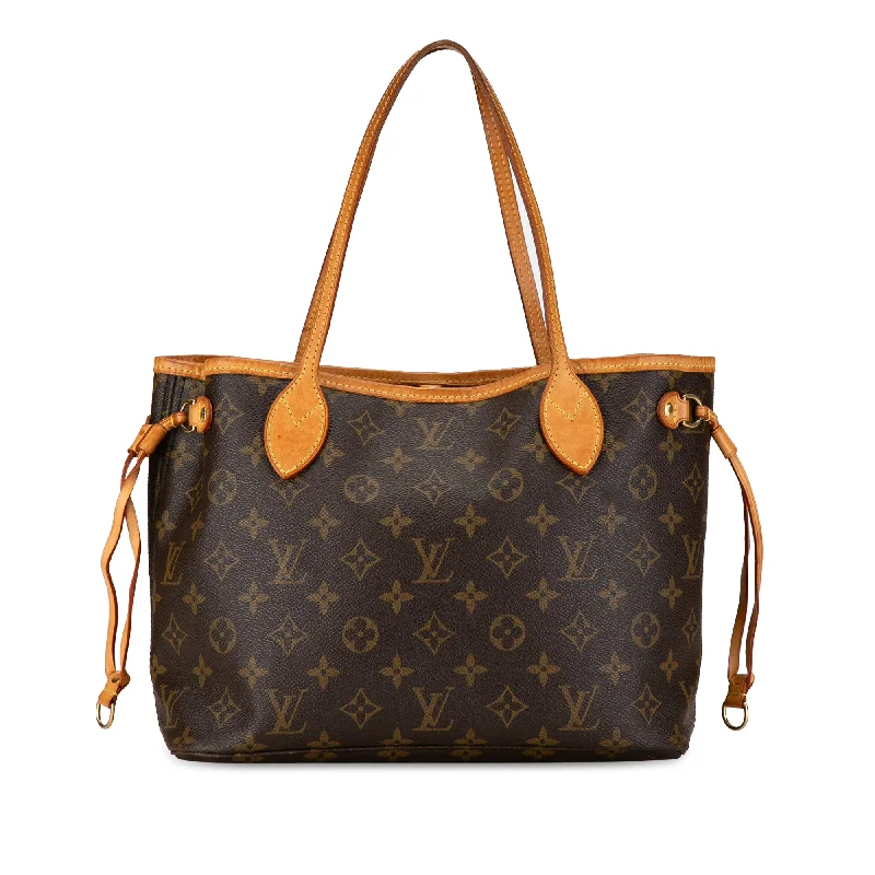 Brown Louis Vuitton Monogram Neverfull PM Tote Bag