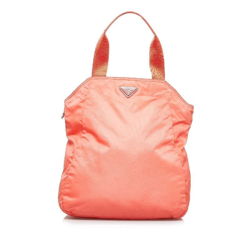 Prada Tessuto Tote Bag Pink Nylon