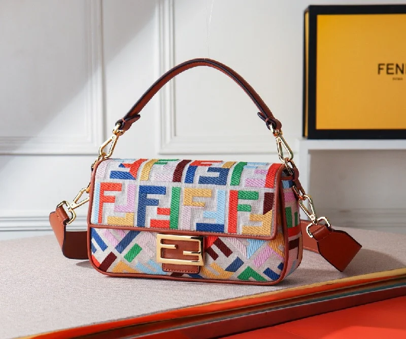 Fendi crossbody bags in a vibrant, neon color for a bold fashion statementLuxury  Bags Fendi 062