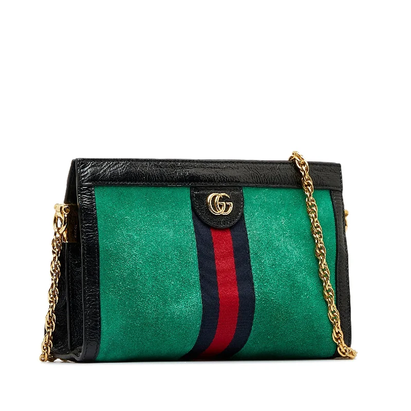 Women Gucci crossbody bags with a woven leather strapGUCCI Ophidia Crossbody Bag