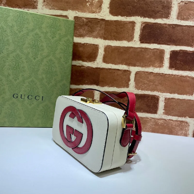 Women Gucci Sylvie bags with a monogram - embossed leatherGucci Interlocking G Mini Bag