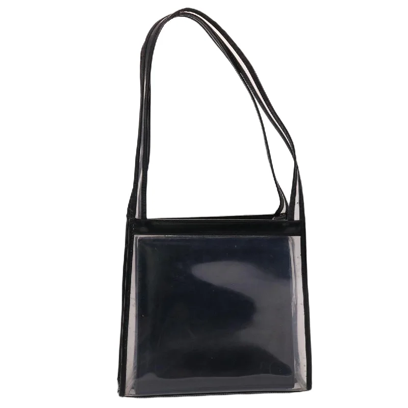 Ladies Gucci shoulder bags with a magnetic - closure flapGUCCI Shoulder Bag Vinyl Black  48186