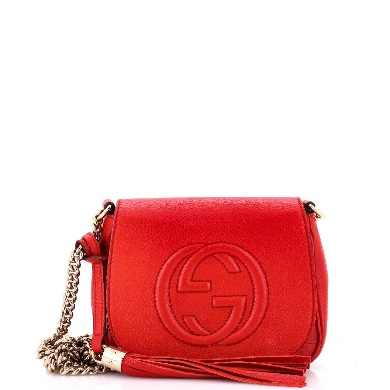 Soho Chain Crossbody Bag Leather Small