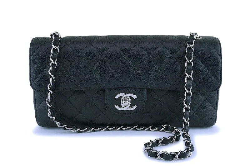 Chanel Lightweight Handbag for Daily ErrandsChanel Black Caviar Classic East West Flap Bag SHW