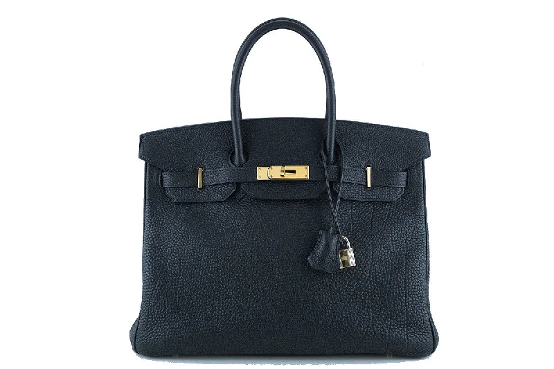 Hermes 35cm Birkin Bag in Black Togo, GHW