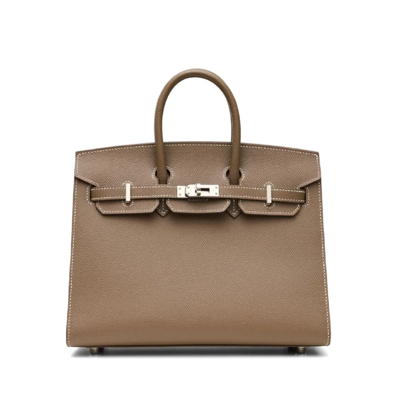 Birkin 25 Sellier Etoupe Epsom PHW