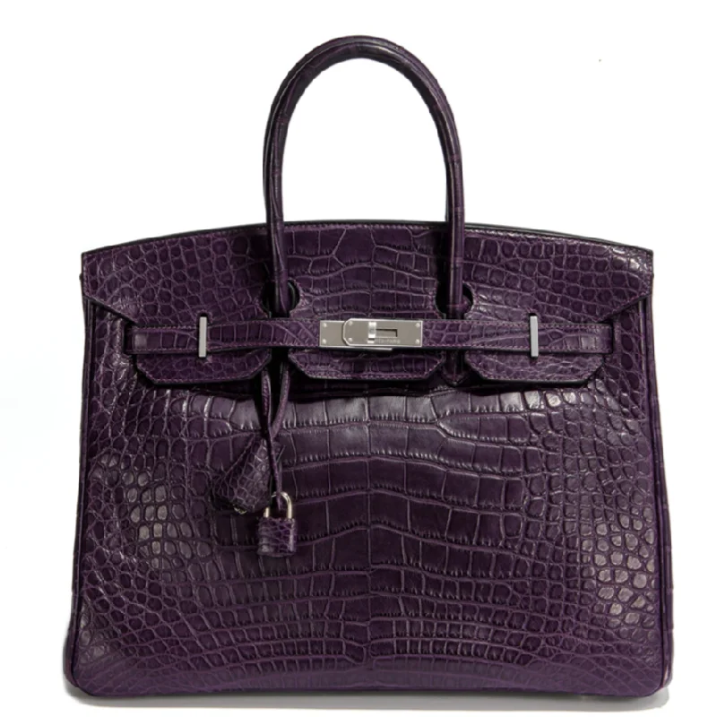 Birkin 35 Amethyst PHW