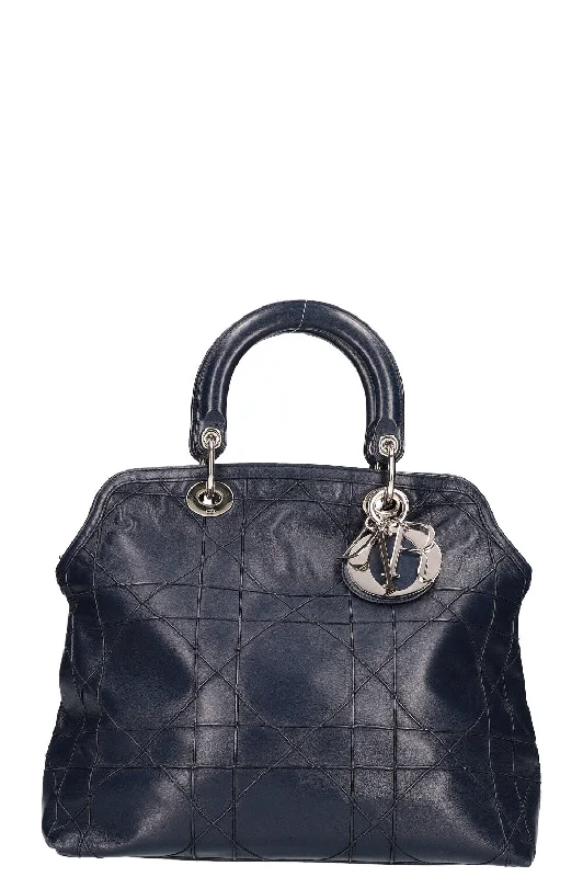 Christian Dior handbags with a detachable mirror for on - the - go touch - upsCHRISTIAN DIOR Granville Satchel