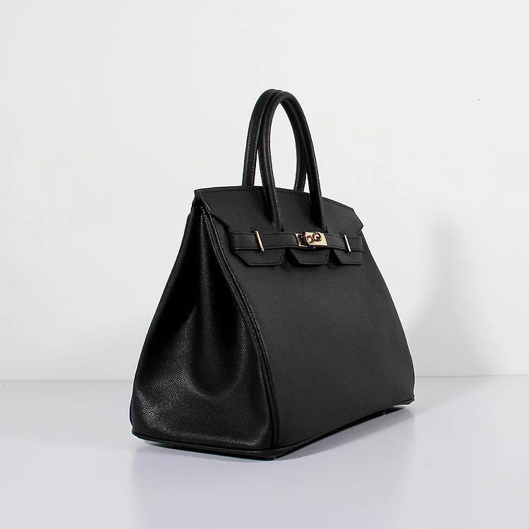 Hermes 35cm Birkin Bag Epsom Leather Black Gold