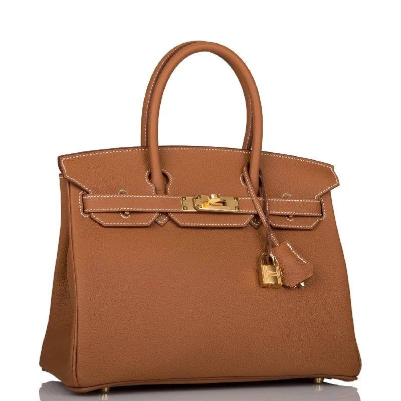 Hermes Gold Togo Birkin 30cm Gold Hardware