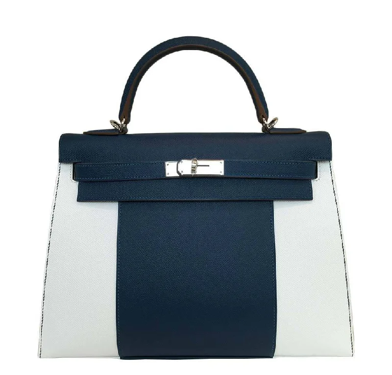 Hermès Kelly 32 Flag Sellier Bag Bi-Color Limited Edition