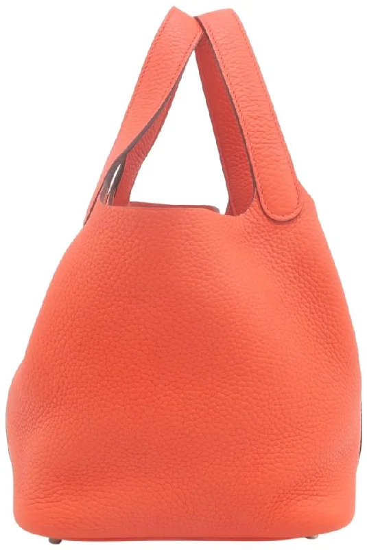 Hermès Picotin 18 Oranged Clemence Tote